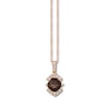 Thumbnail Image 0 of Le Vian Chocolate Quartz Necklace 1/4 ct tw Diamonds 14K Gold