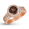 Le Vian Chocolate Quartz Ring 1 ct tw Nude Diamonds 14K Gold