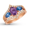 Thumbnail Image 0 of Le Vian Amethyst & Sapphire Ring 1/2 ct tw Diamonds 14K Strawberry Gold
