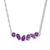 Thumbnail Image 0 of Amethyst Necklace Sterling Silver