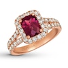 Thumbnail Image 0 of Le Vian Rhodolite Garnet Ring 1 ct tw Nude Diamonds 14K Gold