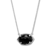 Thumbnail Image 0 of Black Onyx Necklace Sterling Silver