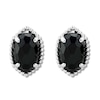 Thumbnail Image 1 of Black Onyx Earrings Sterling Silver
