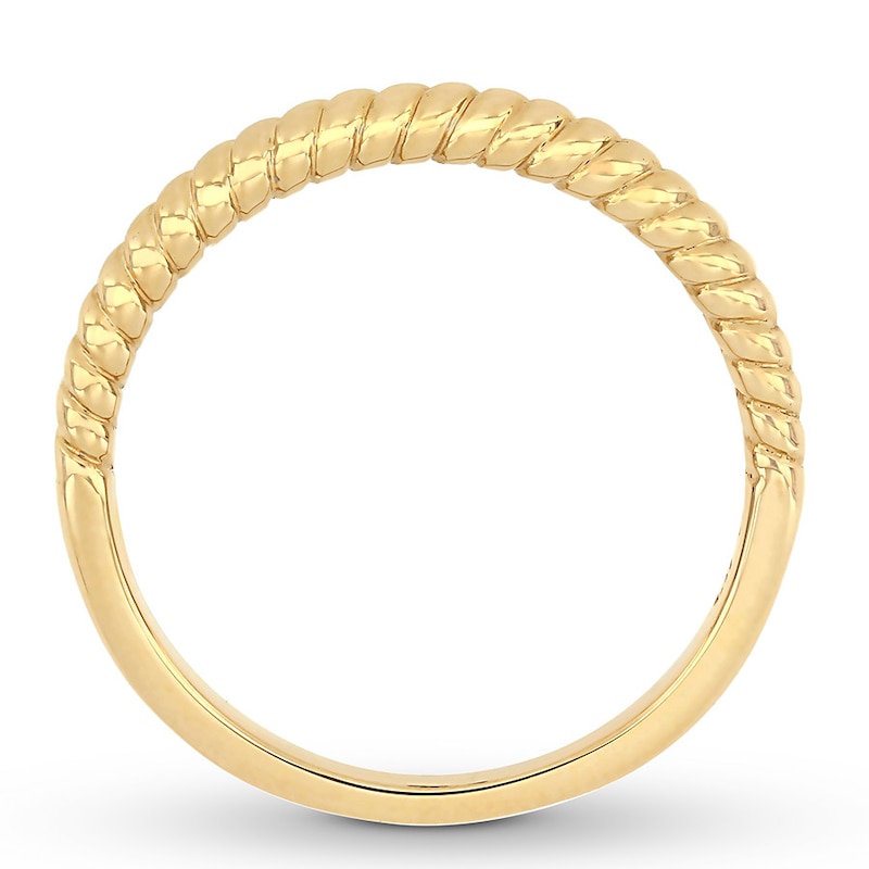 Wedding Band 14K Yellow Gold