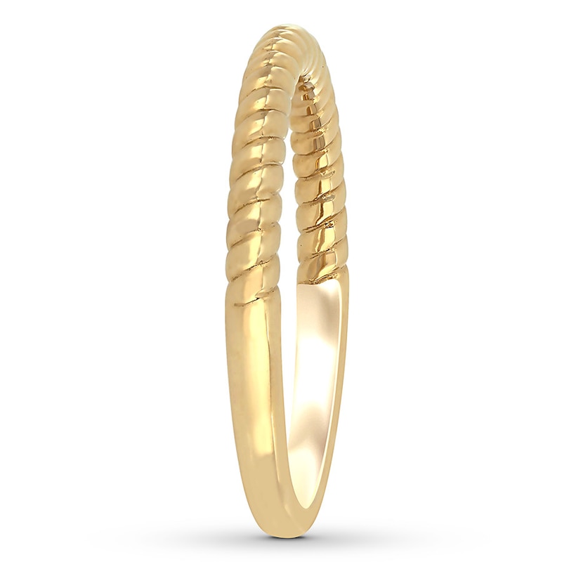 Wedding Band 14K Yellow Gold