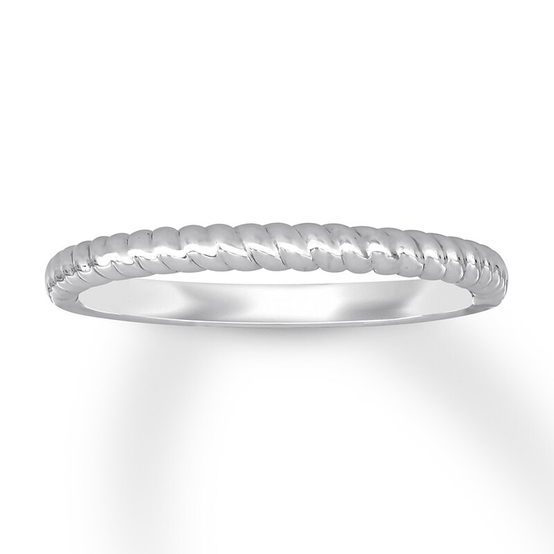 Wedding Band 14K White Gold