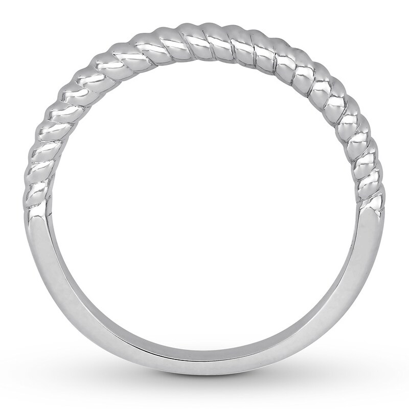 Wedding Band 14K White Gold