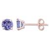 Thumbnail Image 1 of Tanzanite Stud Earrings 14K Rose Gold