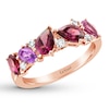 Thumbnail Image 1 of Le Vian Garnet & Amethyst Ring 1/8 ct tw Diamonds 14K Strawberry Gold