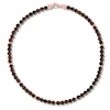 Thumbnail Image 1 of Men's Tiger's Eye Bead Necklace Stainless Steel 24"