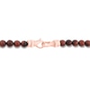 Thumbnail Image 3 of Men's Tiger's Eye Bead Necklace Stainless Steel 24&quot;