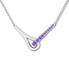Love + Be Loved Amethyst Necklace Sterling Silver