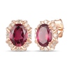 Thumbnail Image 1 of Le Vian Garnet Earrings 1/5 ct tw Diamonds 14K Strawberry Gold