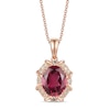 Thumbnail Image 0 of Le Vian Garnet Necklace 1/8 ct tw 14K Strawberry Gold 18"