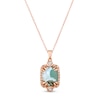 Thumbnail Image 0 of Le Vian Aquaprase & Topaz Necklace 14K Strawberry Gold
