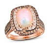 Le Vian Opal Ring 1-1/5 ct tw Diamonds 14K Strawberry Gold
