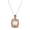 Thumbnail Image 1 of Le Vian Opal Necklace 7/8 ct tw Diamonds 14K Strawberry Gold 18&quot;