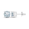 Thumbnail Image 1 of Aquamarine Stud Earrings Sterling Silver