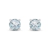 Thumbnail Image 1 of Aquamarine Stud Earrings Sterling Silver