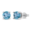 Thumbnail Image 0 of Swiss Blue Topaz Stud Earrings Sterling Silver