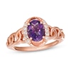 Thumbnail Image 0 of Le Vian Amethyst Ring 1/10 ct tw Diamonds 14K Strawberry Gold