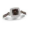 Thumbnail Image 1 of Le Vian Chocolate Quartz 1/4 ct tw Diamonds 14K Vanilla Gold