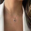 Thumbnail Image 2 of Le Vian Garnet Necklace 5/8 ct tw Diamonds 14K Strawberry Gold
