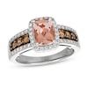 Thumbnail Image 0 of Le Vian Morganite Ring 5/8 ct tw Diamonds 14K Vanilla Gold