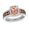 Thumbnail Image 1 of Le Vian Morganite Ring 5/8 ct tw Diamonds 14K Vanilla Gold