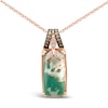 Thumbnail Image 1 of Le Vian Aquaprase Necklace 1/6 ct tw Diamonds 14K Strawberry Gold 18&quot;