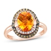 Thumbnail Image 0 of Le Vian Citrine Ring 1/3 ct tw Diamonds 14K Strawberry Gold