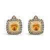 Thumbnail Image 1 of Le Vian Citrine Earrings 3/4 ct tw Diamonds 14K Honey Gold