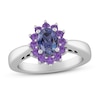 Thumbnail Image 1 of Tanzanite & Amethyst Ring Sterling Silver