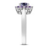 Thumbnail Image 2 of Tanzanite & Amethyst Ring Sterling Silver