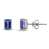 Thumbnail Image 1 of Tanzanite Earrings Emerald-cut 10K White Gold