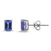 Thumbnail Image 0 of Tanzanite Earrings Emerald-cut 10K White Gold