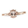Thumbnail Image 0 of Morganite & Diamond Accent Ring 10K Rose Gold