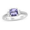 Thumbnail Image 0 of Tanzanite & 1/20 ct tw Diamond Ring Sterling Silver