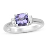 Thumbnail Image 1 of Tanzanite & 1/20 ct tw Diamond Ring Sterling Silver