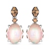 Thumbnail Image 0 of Le Vian Opal Earrings 1/3 ct tw Diamonds 14K Vanilla Gold
