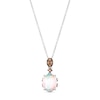 Thumbnail Image 0 of Le Vian Opal Necklace 1/4 ct tw Diamonds 14K Vanilla Gold 18"