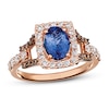 Le Vian Tanzanite Ring 3/4 ct tw Diamonds 14K Strawberry Gold