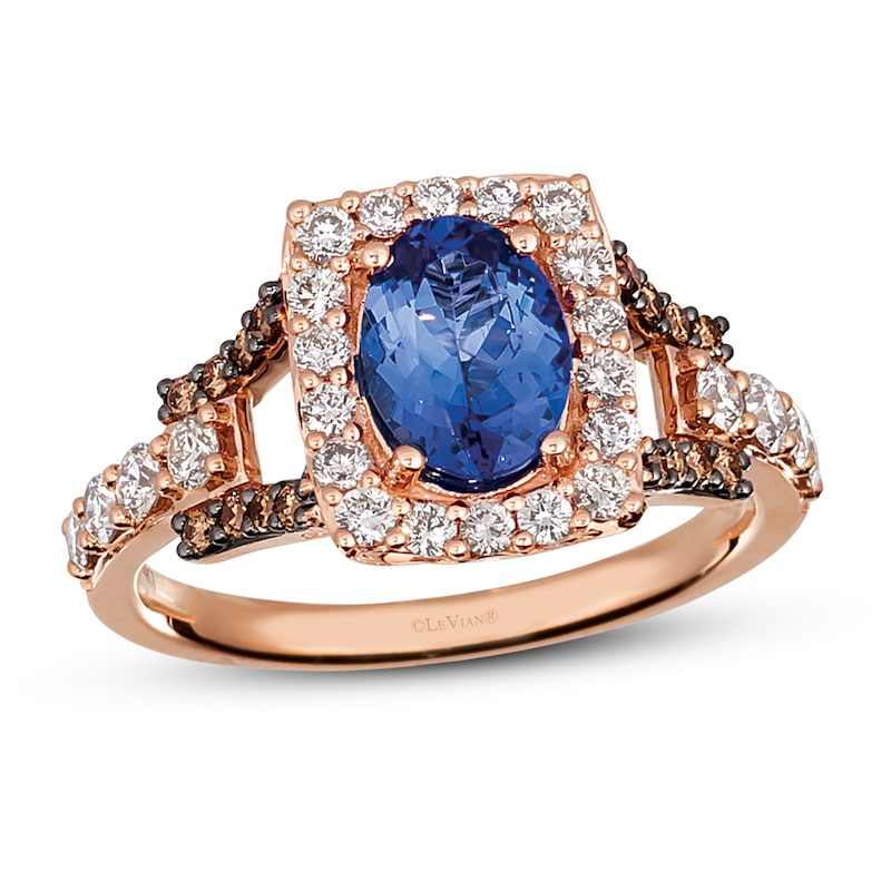 Main Image 1 of Le Vian Tanzanite Ring 3/4 ct tw Diamonds 14K Strawberry Gold