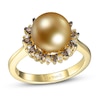 Thumbnail Image 0 of Le Vian Golden South Sea Pearl Ring 1/3 ct tw Diamonds 14K Honey Gold
