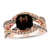 Thumbnail Image 1 of Le Vian Diamond & Quartz Ring 3/4 ct tw 14K Strawberry Gold