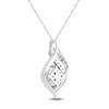 Thumbnail Image 3 of White Topaz Necklace Sterling Silver 18&quot;
