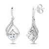 Thumbnail Image 1 of White Topaz Earrings Sterling Silver