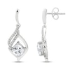 Thumbnail Image 1 of White Topaz Earrings Sterling Silver