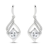 Thumbnail Image 3 of White Topaz Earrings Sterling Silver