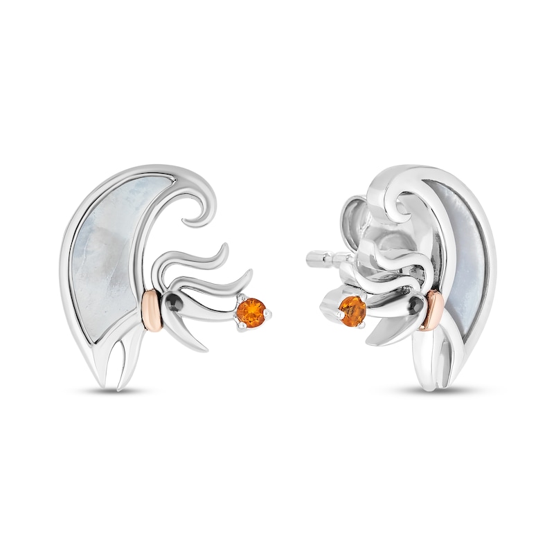 Disney Treasures Nightmare Before Christmas Mother Of Pearl Citrine Earrings Sterling Silver 10k Rose Gold Kay Disney Treasures Nightmare Before Christmas Mother Of Pearl Citrine Earrings Sterling Silver 10k Rose Gold Kay